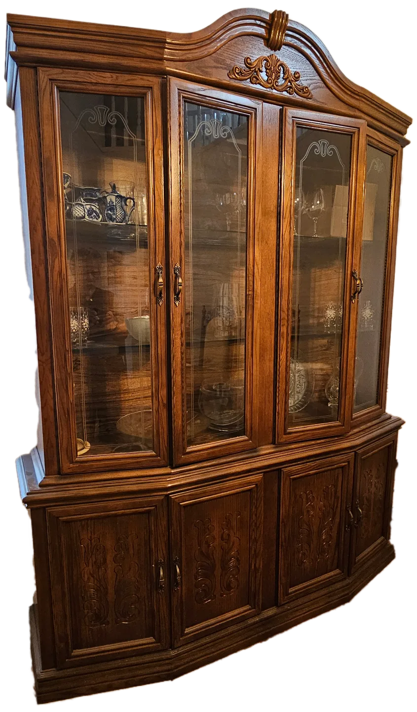 Wooden China Cabinet