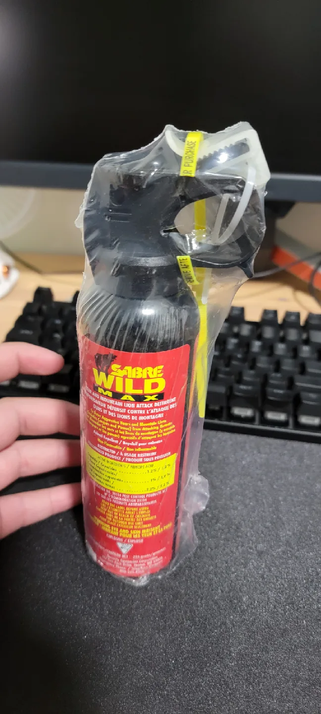 SABRE WILD MAX Bear & Mountain Lion Deterrent