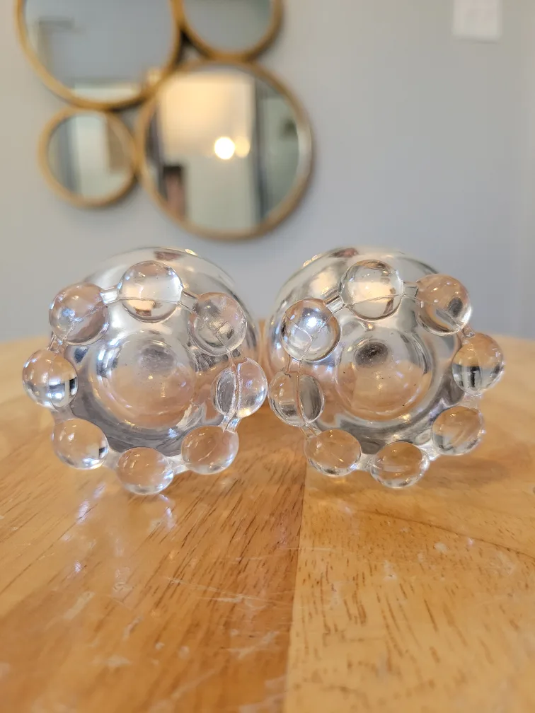 Vintage 1950's Boopie Glass Salt & Pepper Shakers image indicator(5)