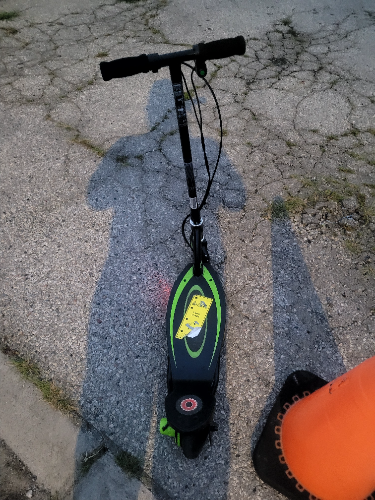 Razor Electric Scooter - Black and Green