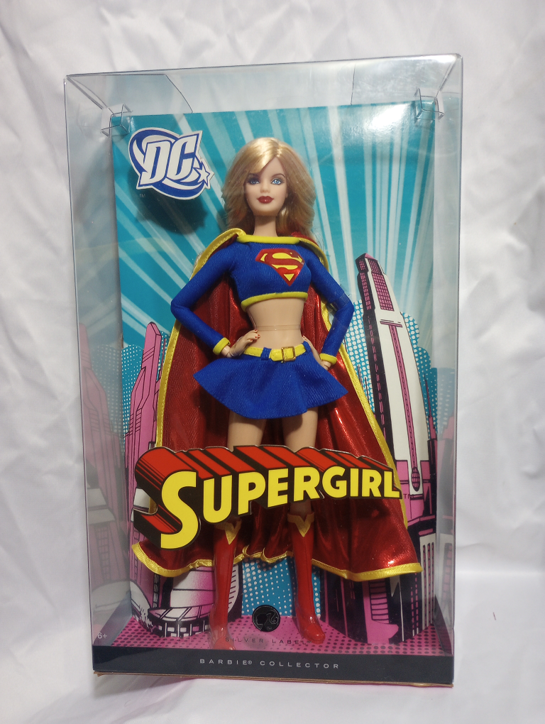 DC Supergirl and Batgirl Barbie Dolls