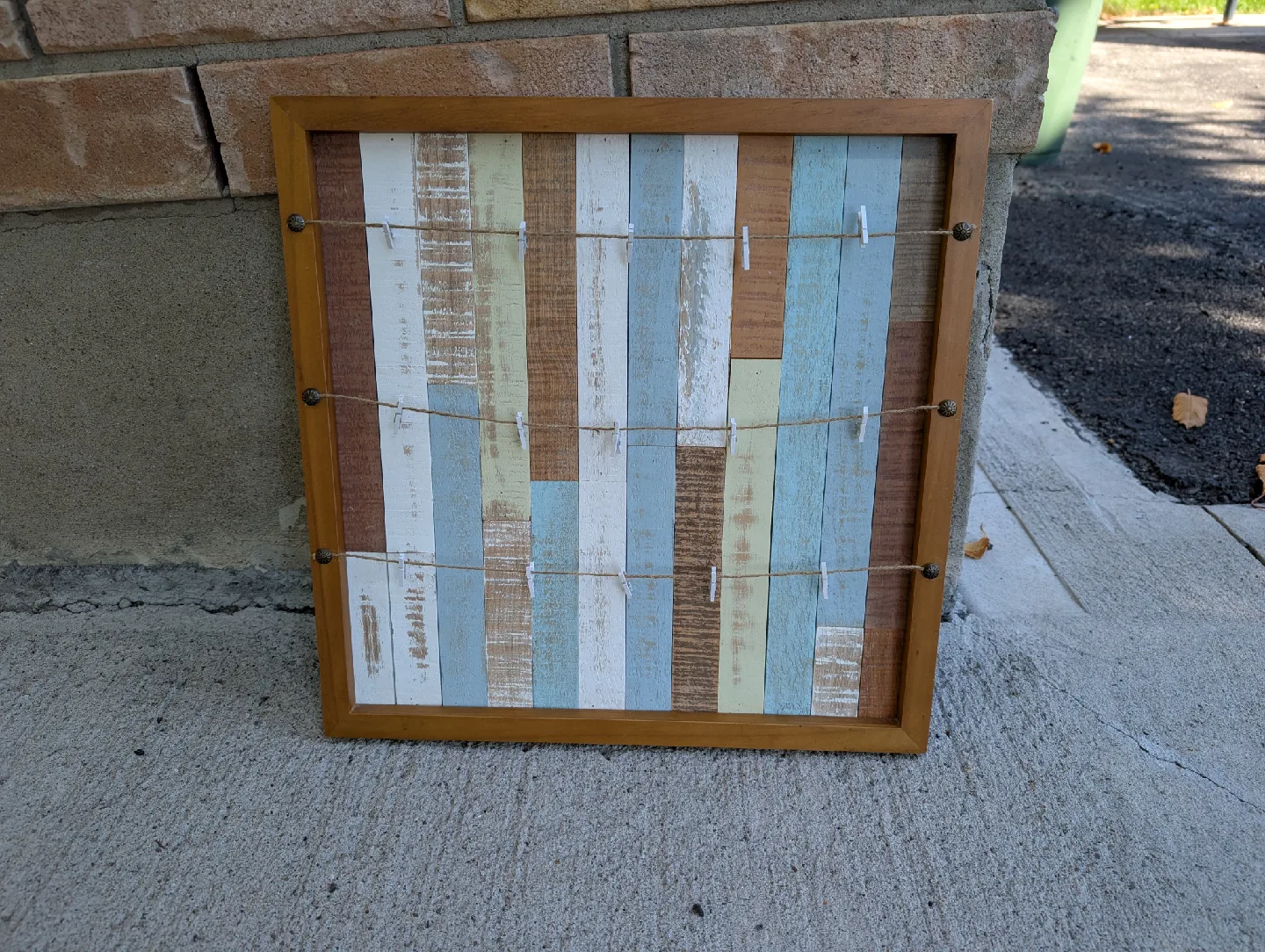 Wooden Frame with Decorative Pieces thumbnail