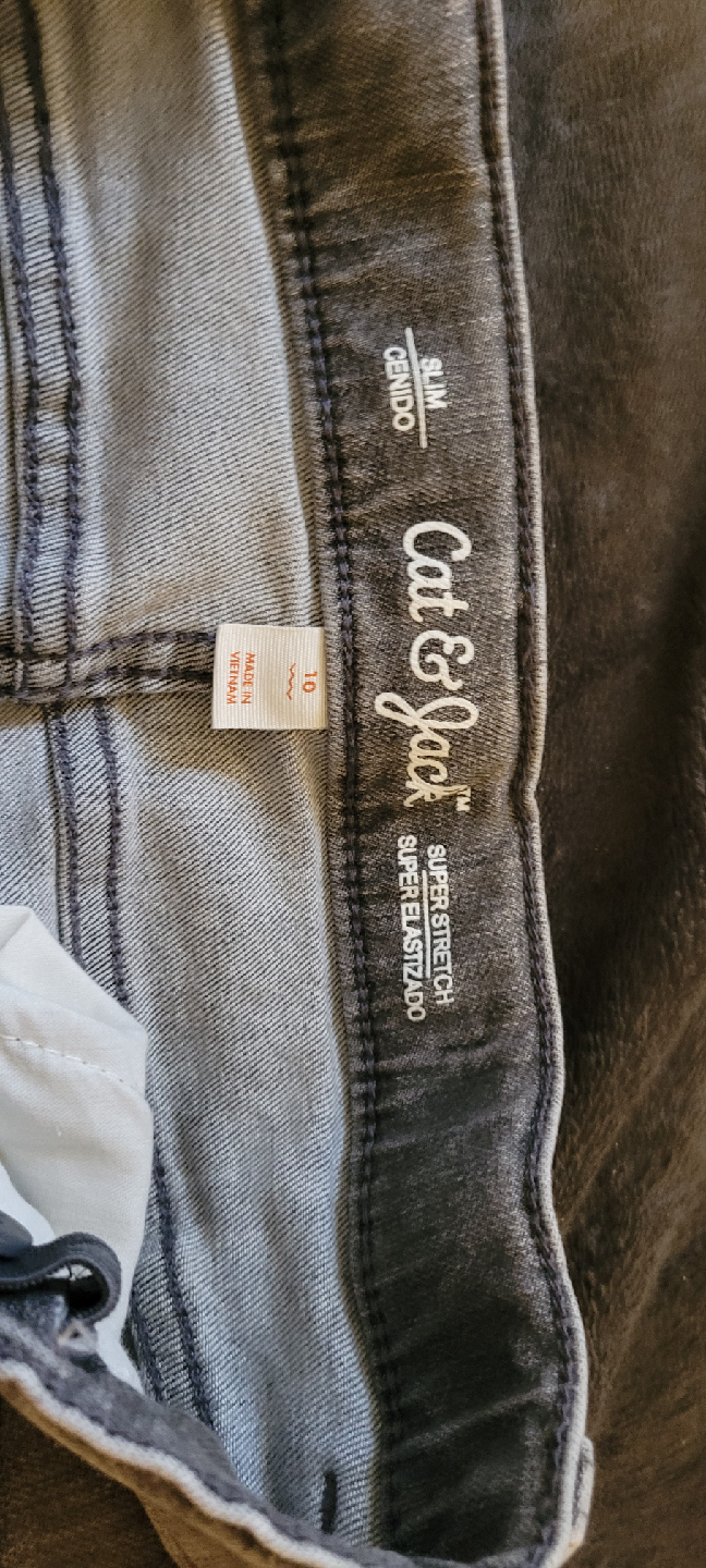 Cat & Jack Slim Jeans - Size 10