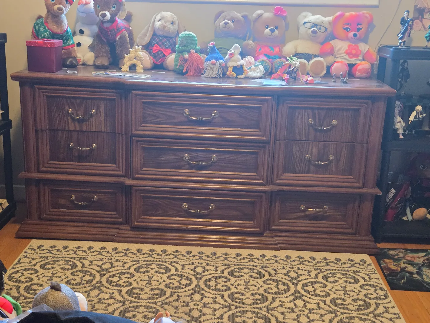 Wooden Dresser with Drawers thumbnail