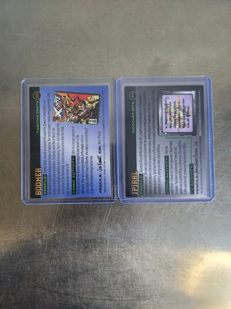 X-Men Ultra Trading Cards: Spiral & Boomer image indicator(2)