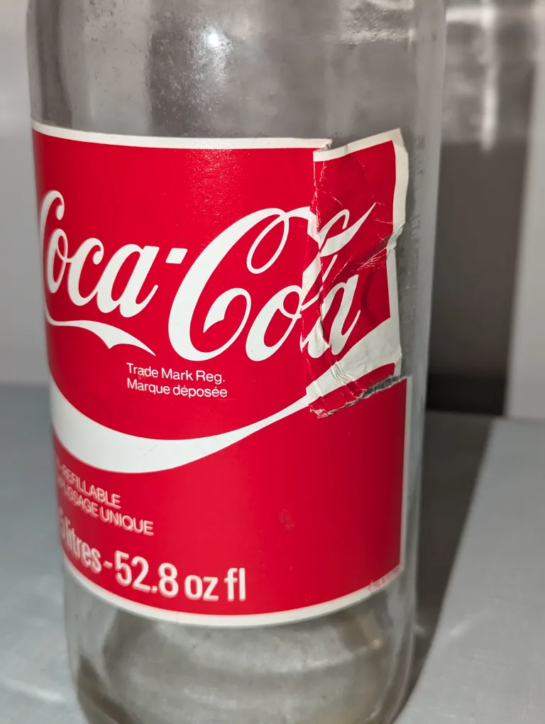 Coca Cola 1970s non Refillable 1.5 Litre Glass Bottle image indicator(5)