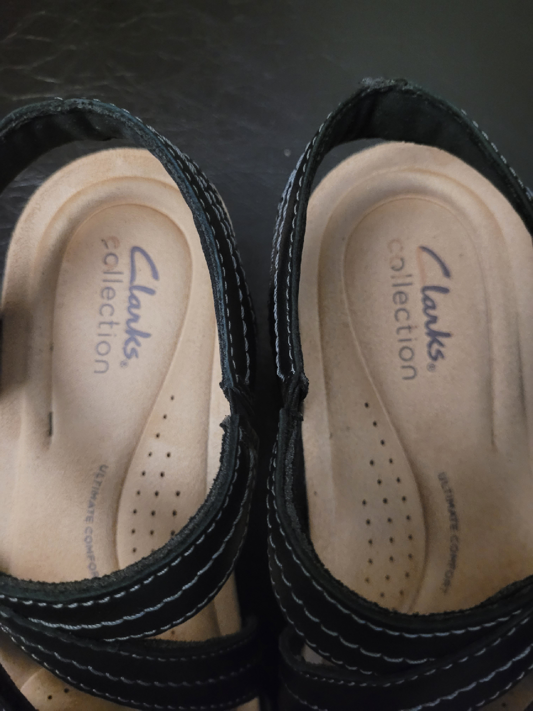 Clarks Collection Black Leather Sandals - photo 3