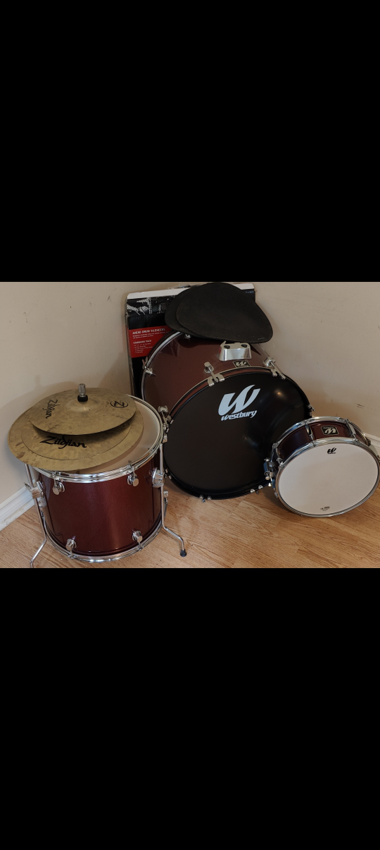 Westbury Drum Set with Ahead Drum Silencers - photo 2