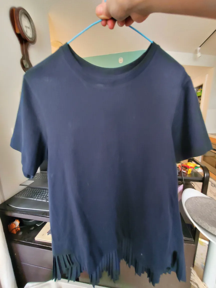 Banana Republic Navy Blue T-Shirt thumbnail