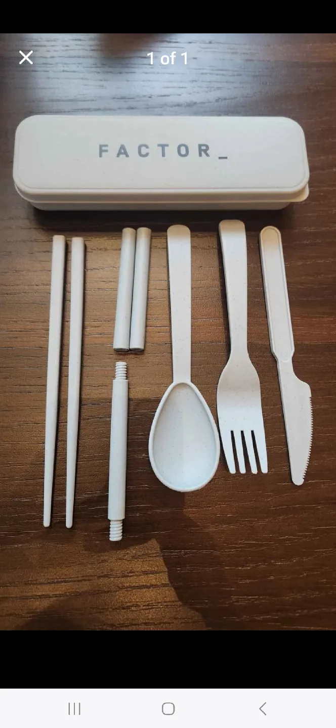 Factors Grey Utensil, Cutlery Set with Case thumbnail