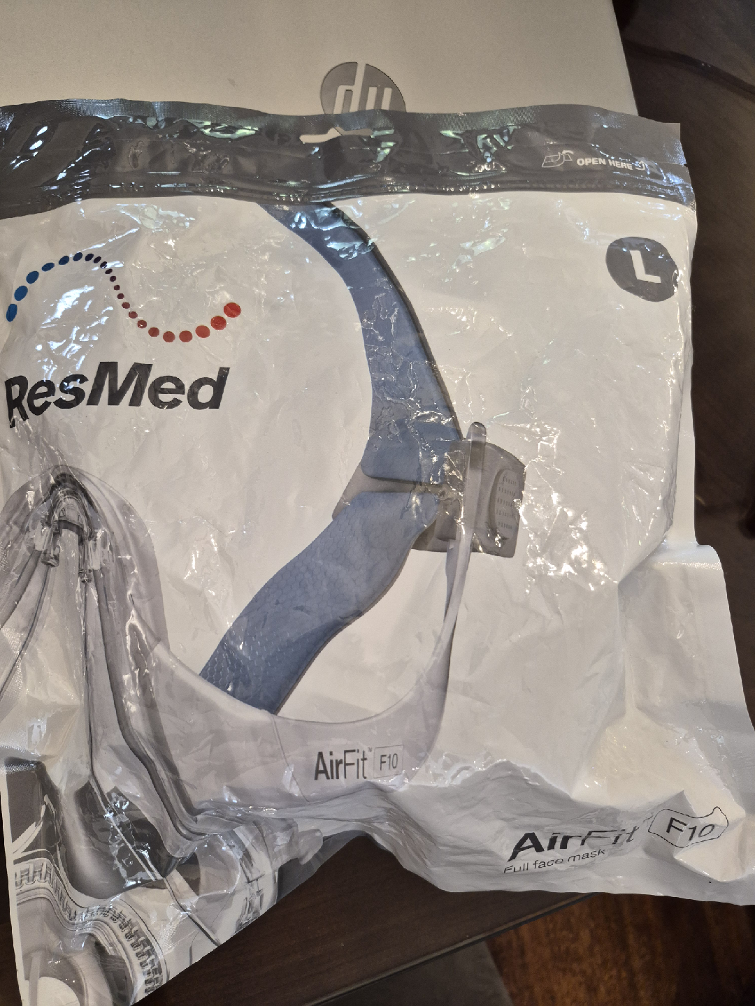 New Sealed ResMed AirFit F10 Full Face Mask (Size L)