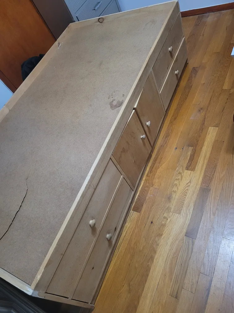 Wooden Dresser with Drawers thumbnail