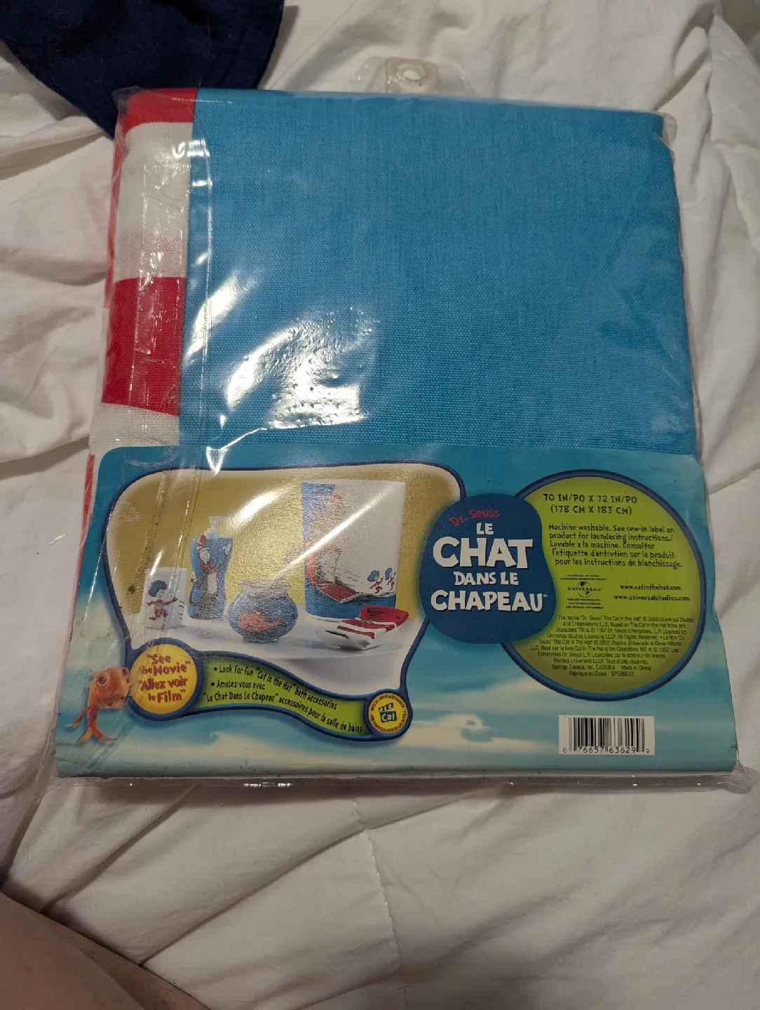 Dr. Seuss Cat in the Hat Shower Curtain image indicator(2)