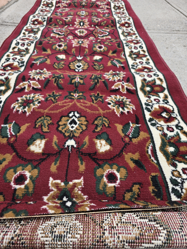 Red Floral Runner Rug - photo 4