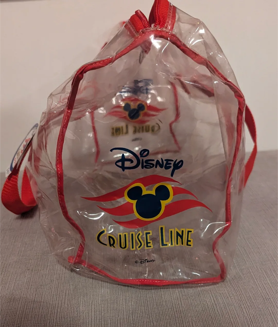 Brand New With Tag Disney Cruise Line Clear Duffle Bag image indicator(2)