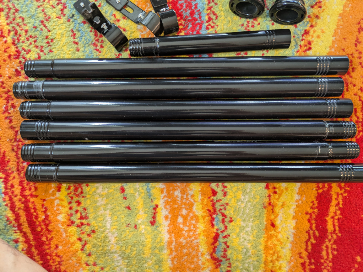 Black Curtain Rod Set - photo 2