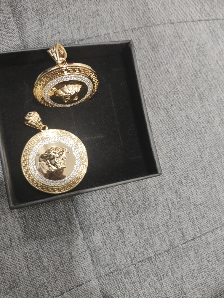 Versace Gold Pendant Necklace