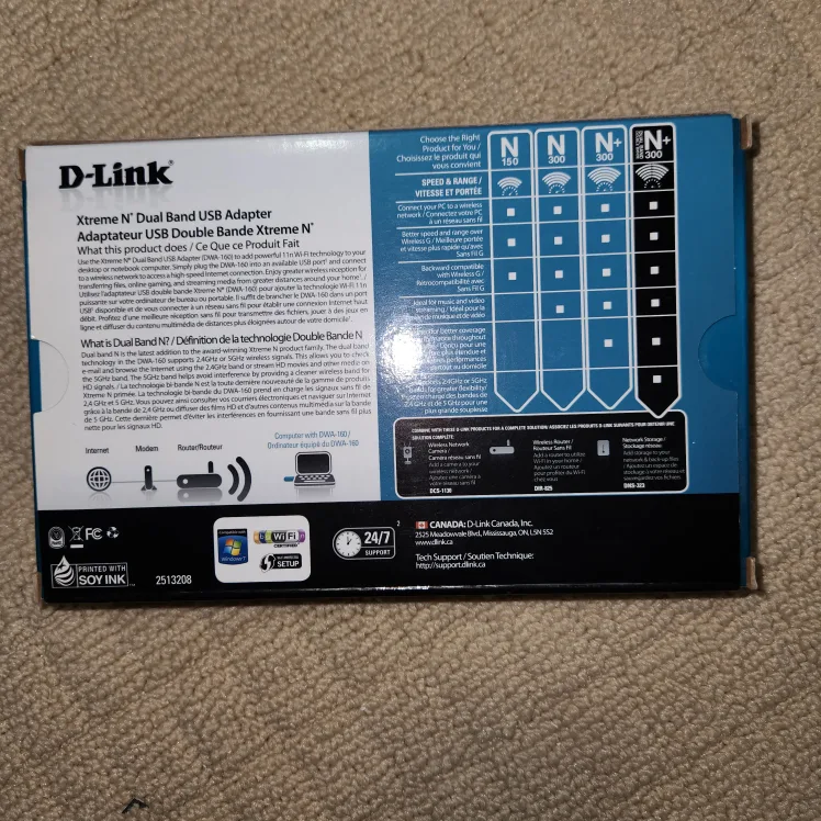 D-Link Xtreme N Dual Band USB Adapter DWA-160 image indicator(2)