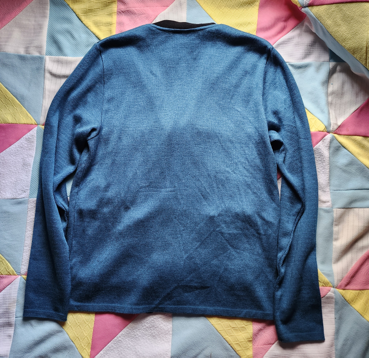 Vintage blue and black cardigan - photo 2