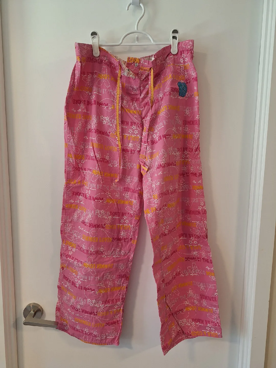 La Senza Pink Summer Print Pajama Pants Size M thumbnail