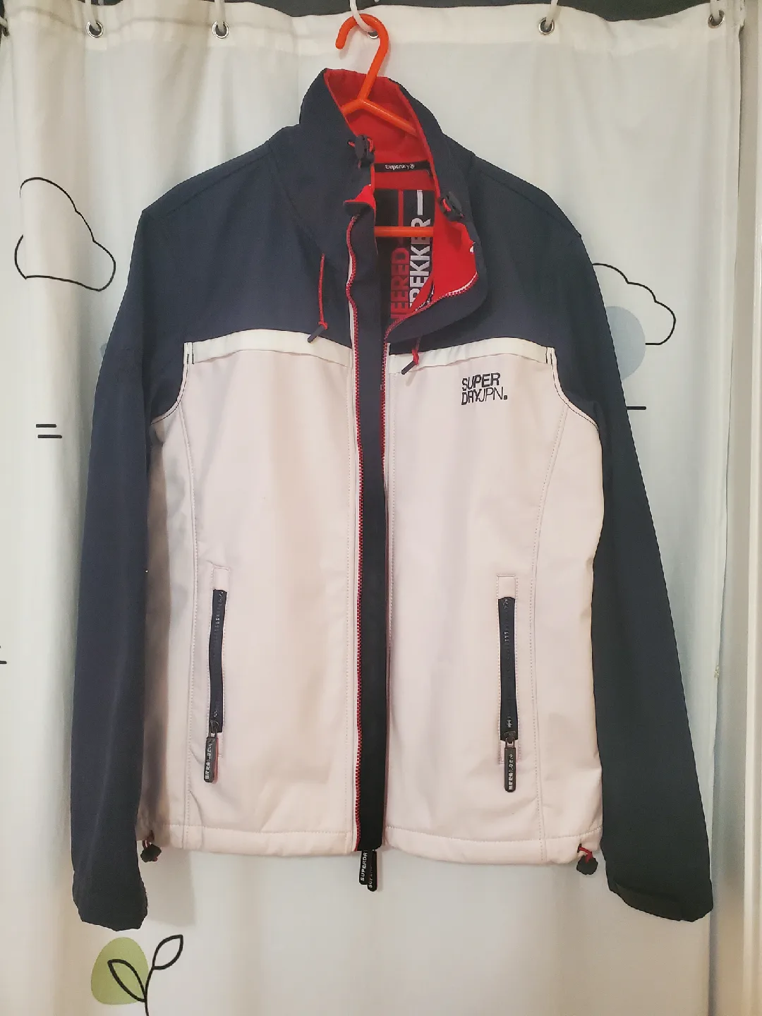 Authentic Superdry Jacket - White, Navy, and Red image indicator(2)