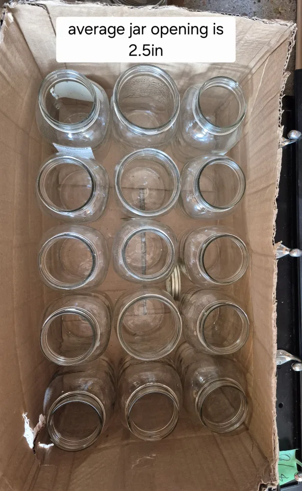 Glass Mason Jars , sold individually thumbnail