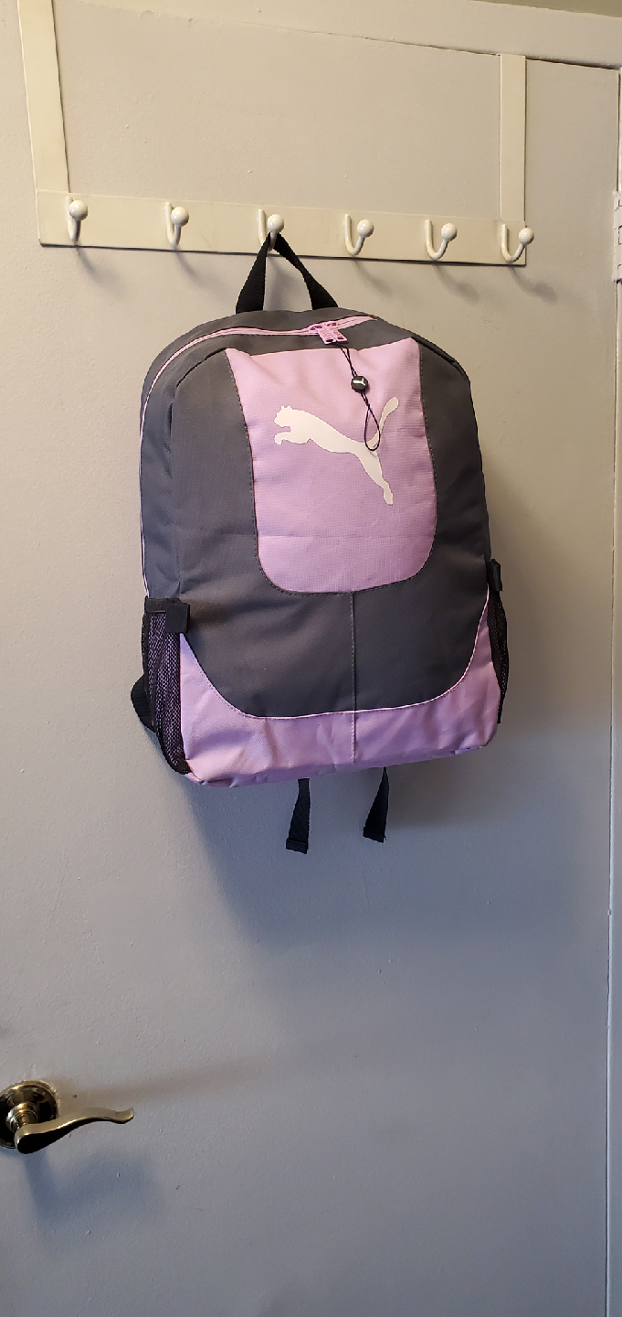 Puma Backpack - Grey and Lavender New