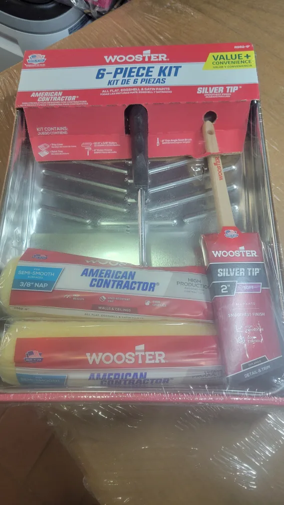 Wooster 6-Piece Paint Roller Kit - New image indicator(2)