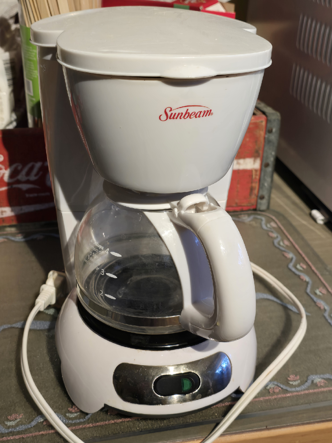 Sunbeam White Coffee Maker