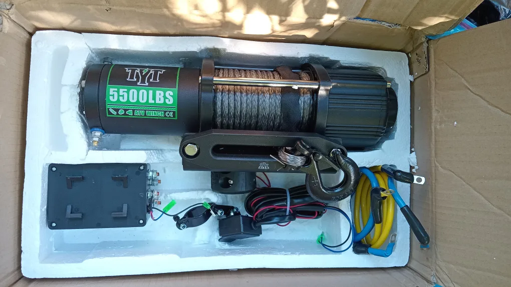 TYT 5500LBS ATV Winch - New in Box thumbnail