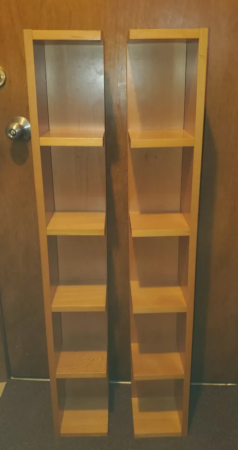 ikea Wooden Corner Shelves - Set of 2 🥕 thumbnail