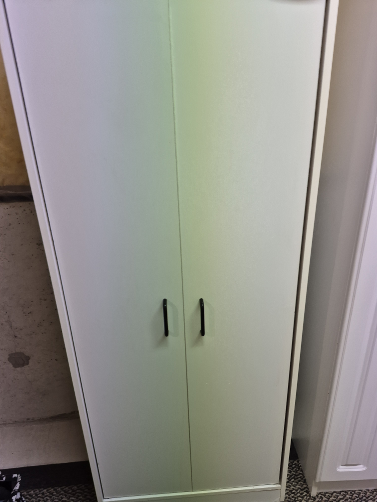 White Cabinet with Doors