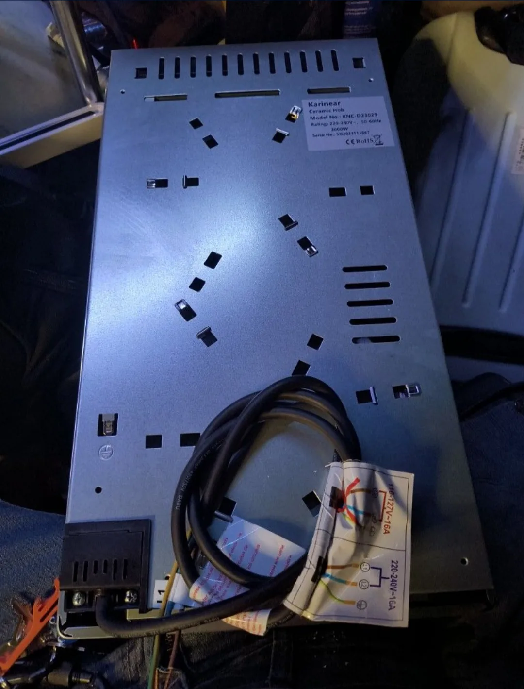 Karinear 12 Inch 2 Burner Ceramic Cooktop image indicator(2)