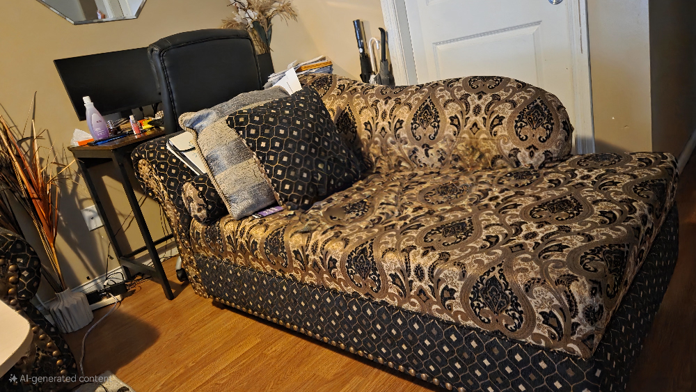 Patterned Sofa and Loveseat Set - photo 3