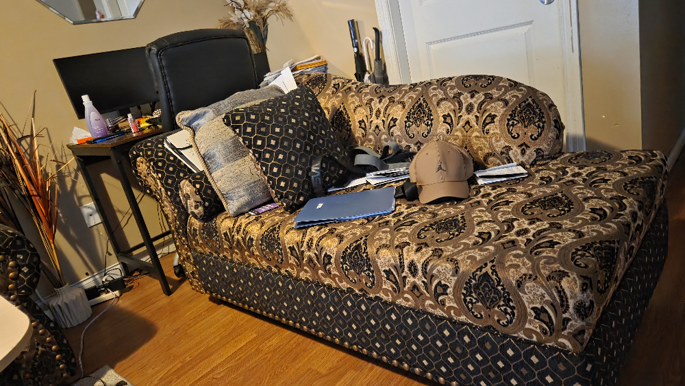 Patterned Sofa and Loveseat Set - photo 4