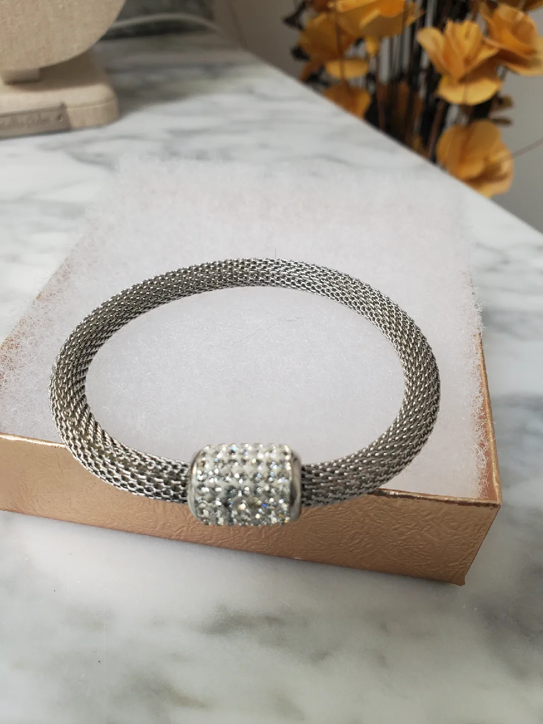Silver Tone Bangle Bracelet thumbnail