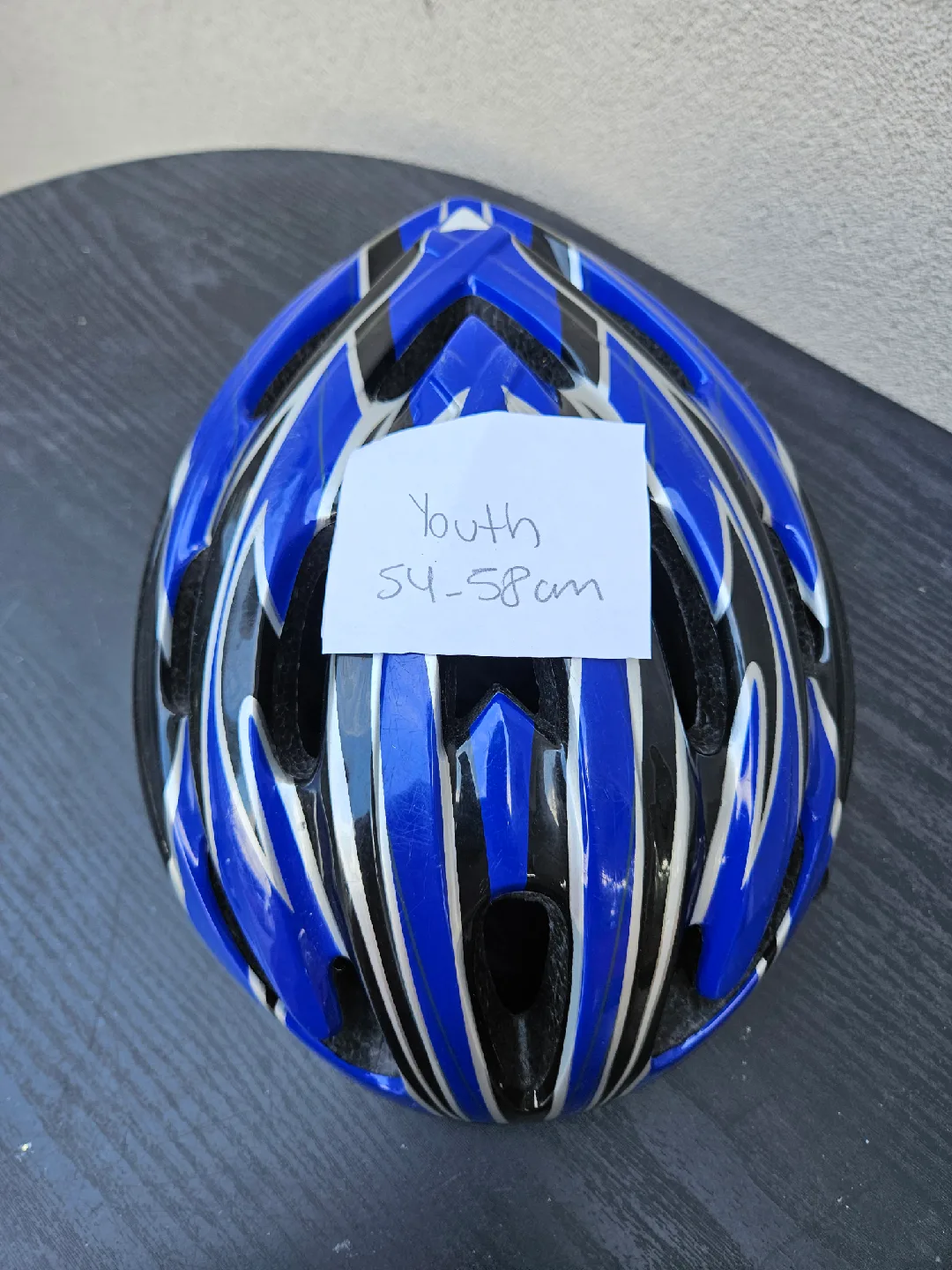 Supercycle Youth Helmet, Blue/Black, 54-58cm image indicator(3)