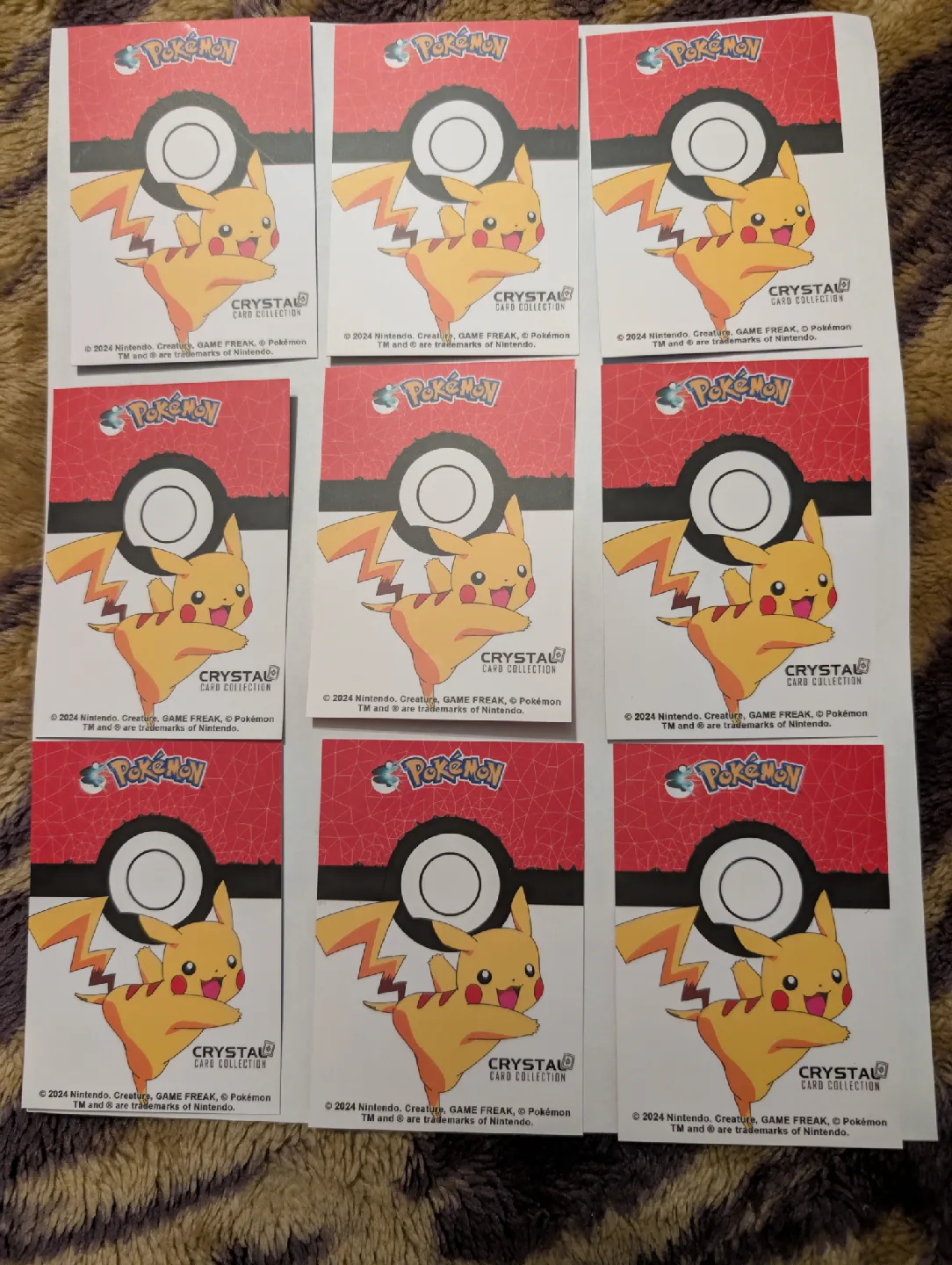 2024 Pokemon Crystal Card Collection image indicator(2)