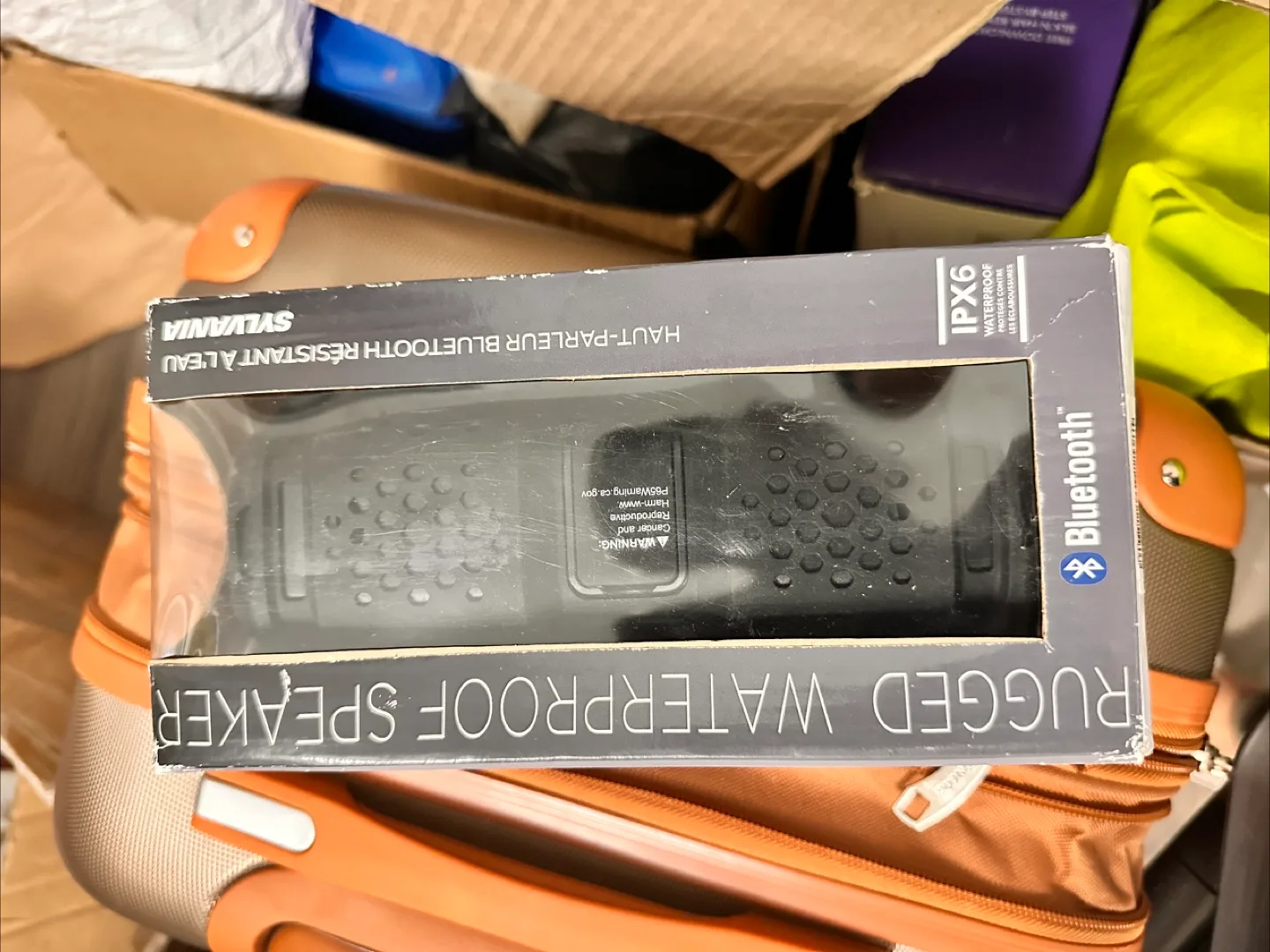 Sylvania Rugged Waterproof Bluetooth Speaker - New thumbnail