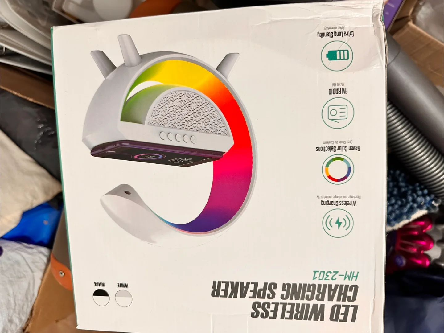 LED Wireless Charging Speaker HM-2301 thumbnail