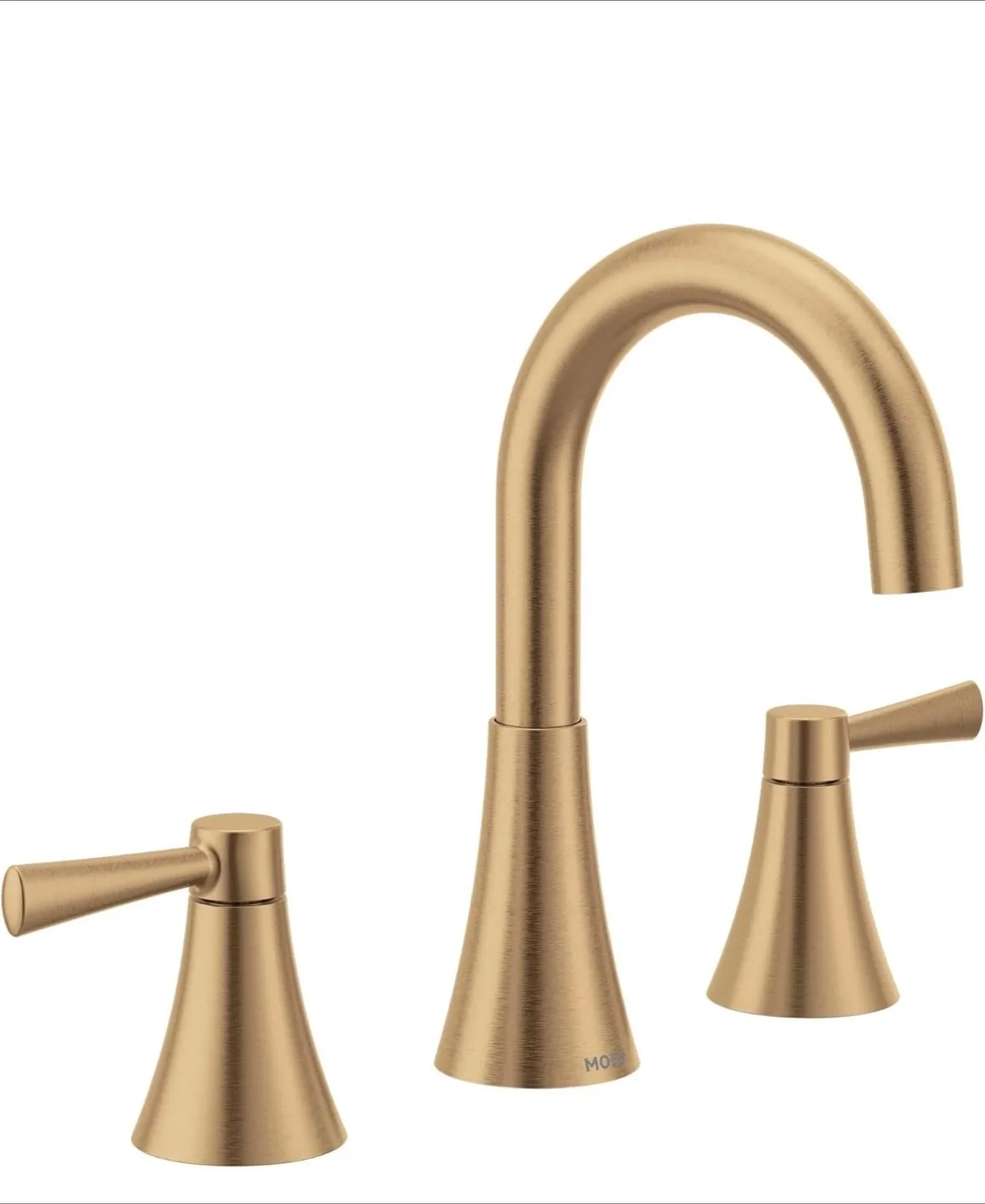 MOEN Ronan Bathroom Faucet w Valve & Drain, Bronzed Gold thumbnail