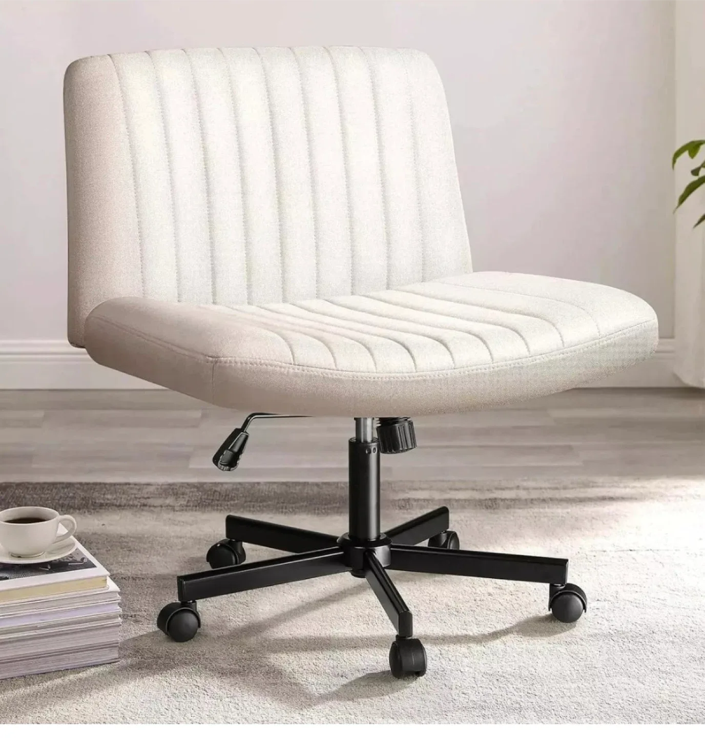 Office Chair - White, Comfortable thumbnail
