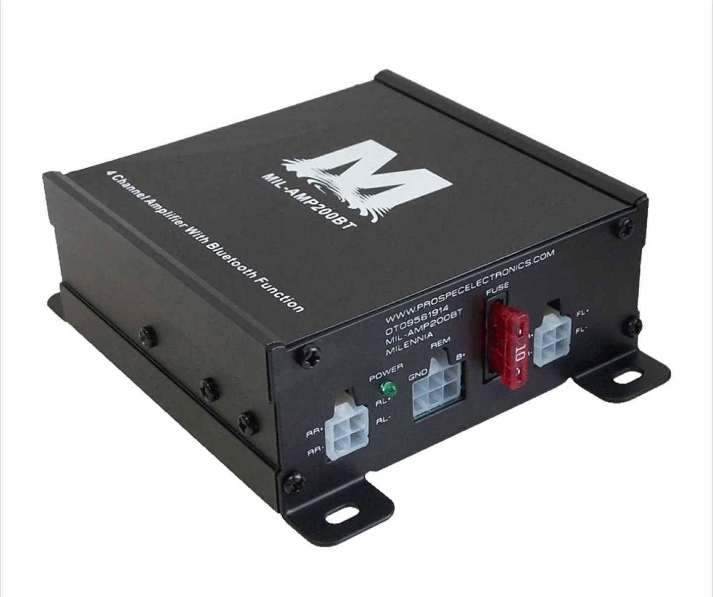 Infinity Marine Receiver, 2x 3.5" 75W Speakers, Amp w/Kit. New! image indicator(4)