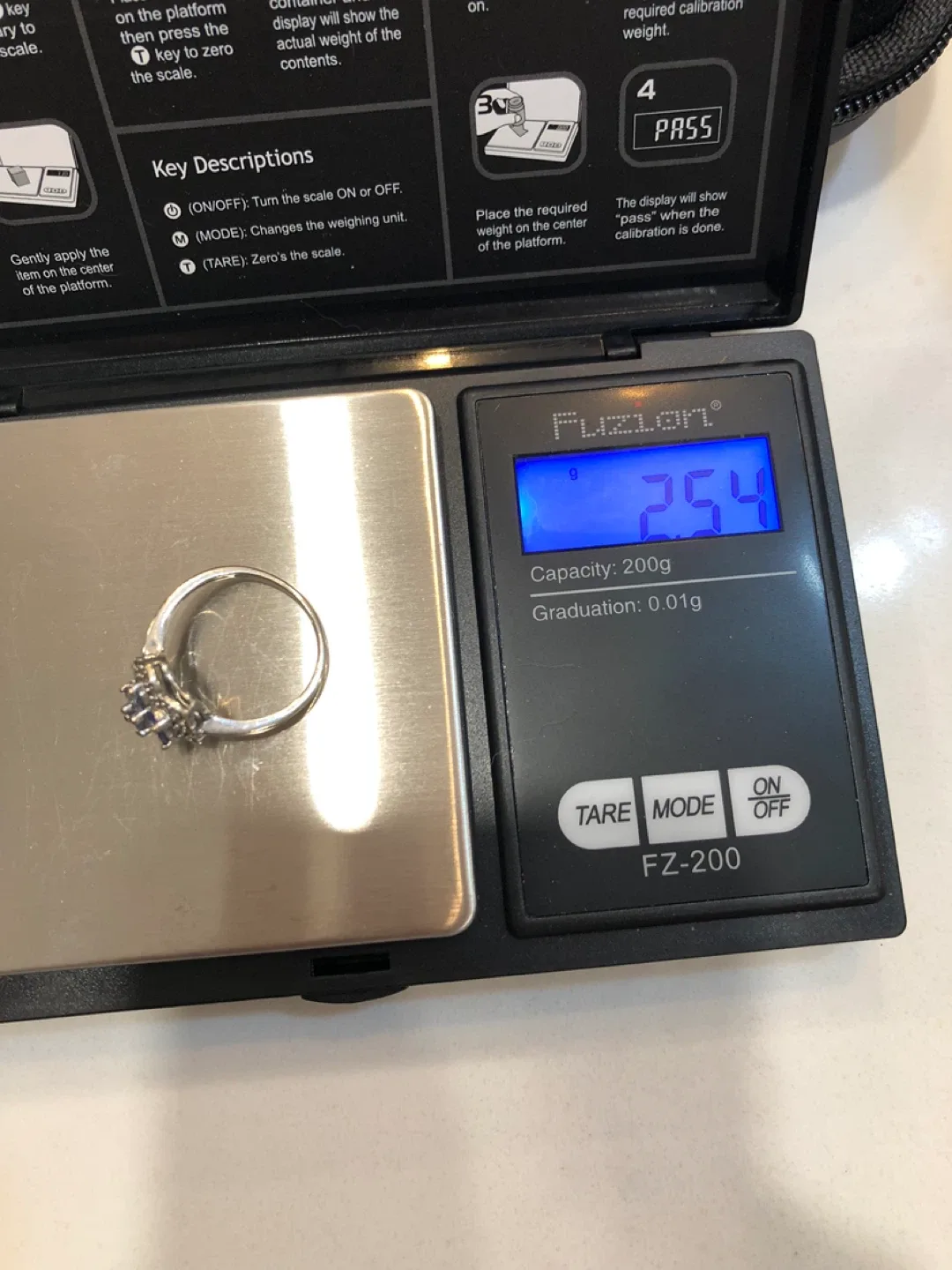 10k w/gold diamond and Tanzanite Ring image indicator(3)