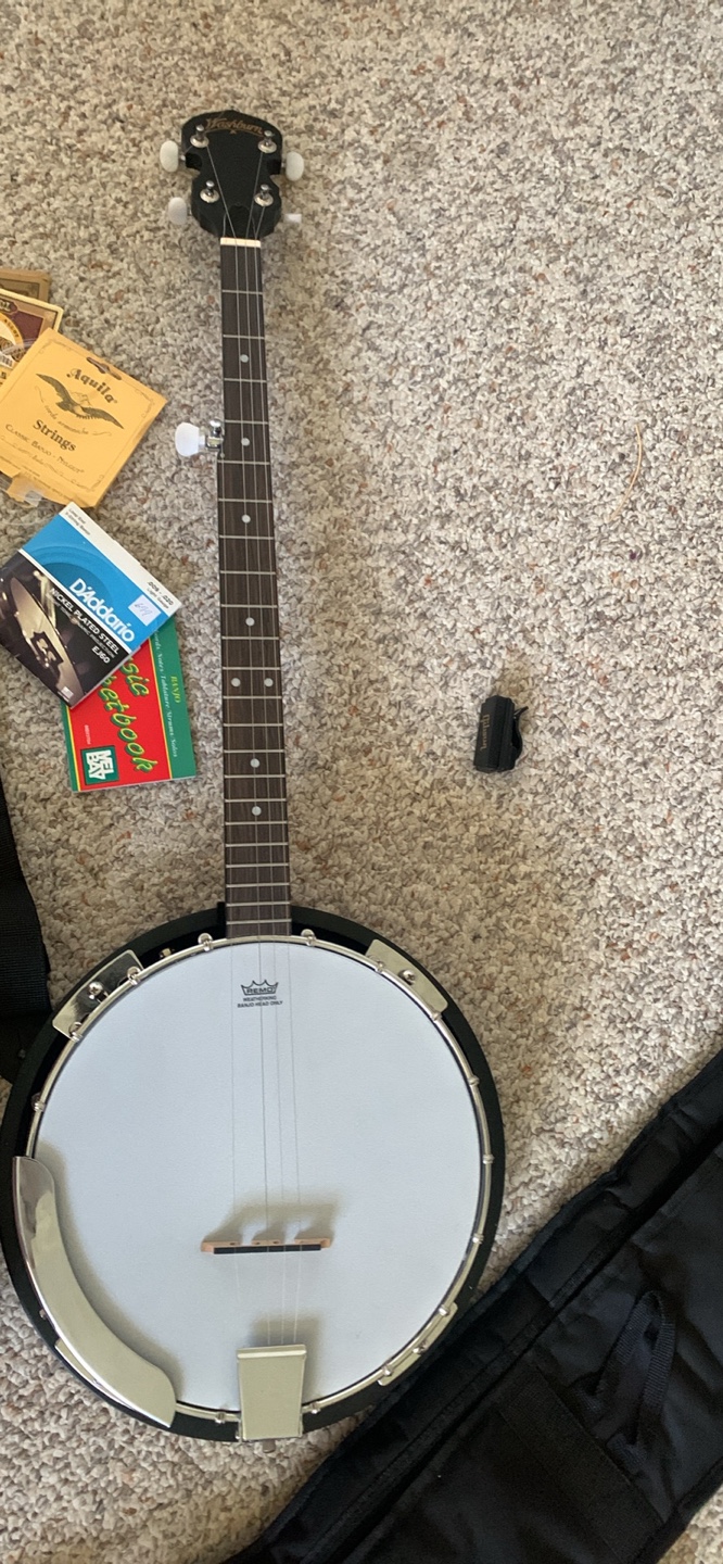 Washburn Banjo with Case