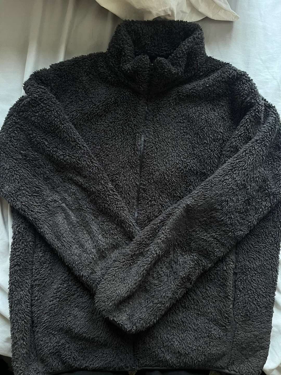 Uniqlo Fluffy Yarn Fleece Full-Zip Jacket XL thumbnail