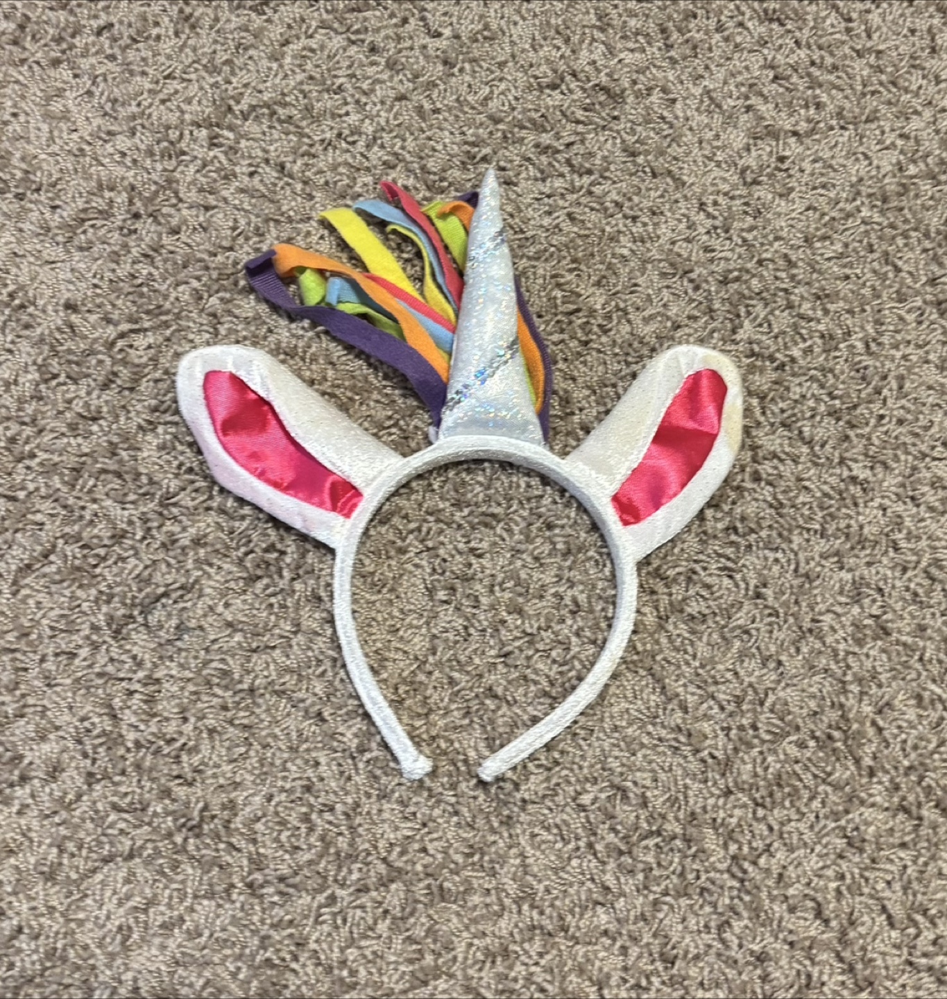 Halloween Rainbow Unicorn Dress with Headband - photo 2