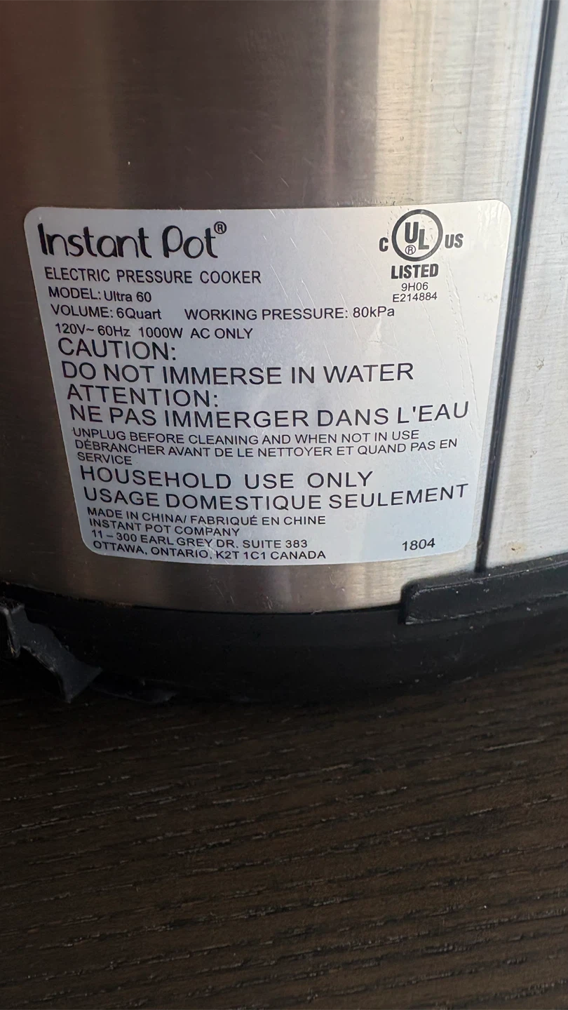 Instant Pot Ultra 60 Electric Pressure Cooker - photo 4