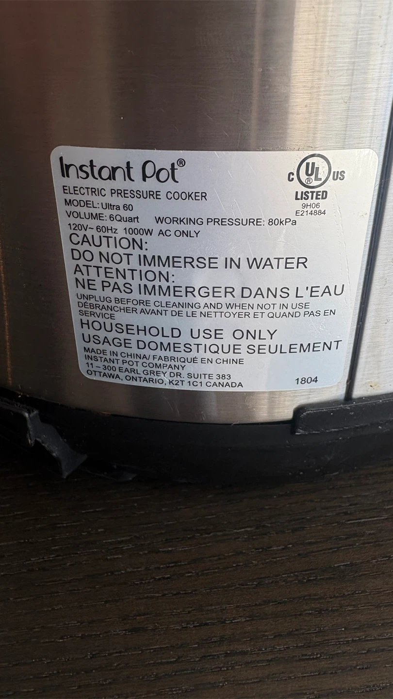 Instant Pot Ultra 60 Electric Pressure Cooker - photo 3