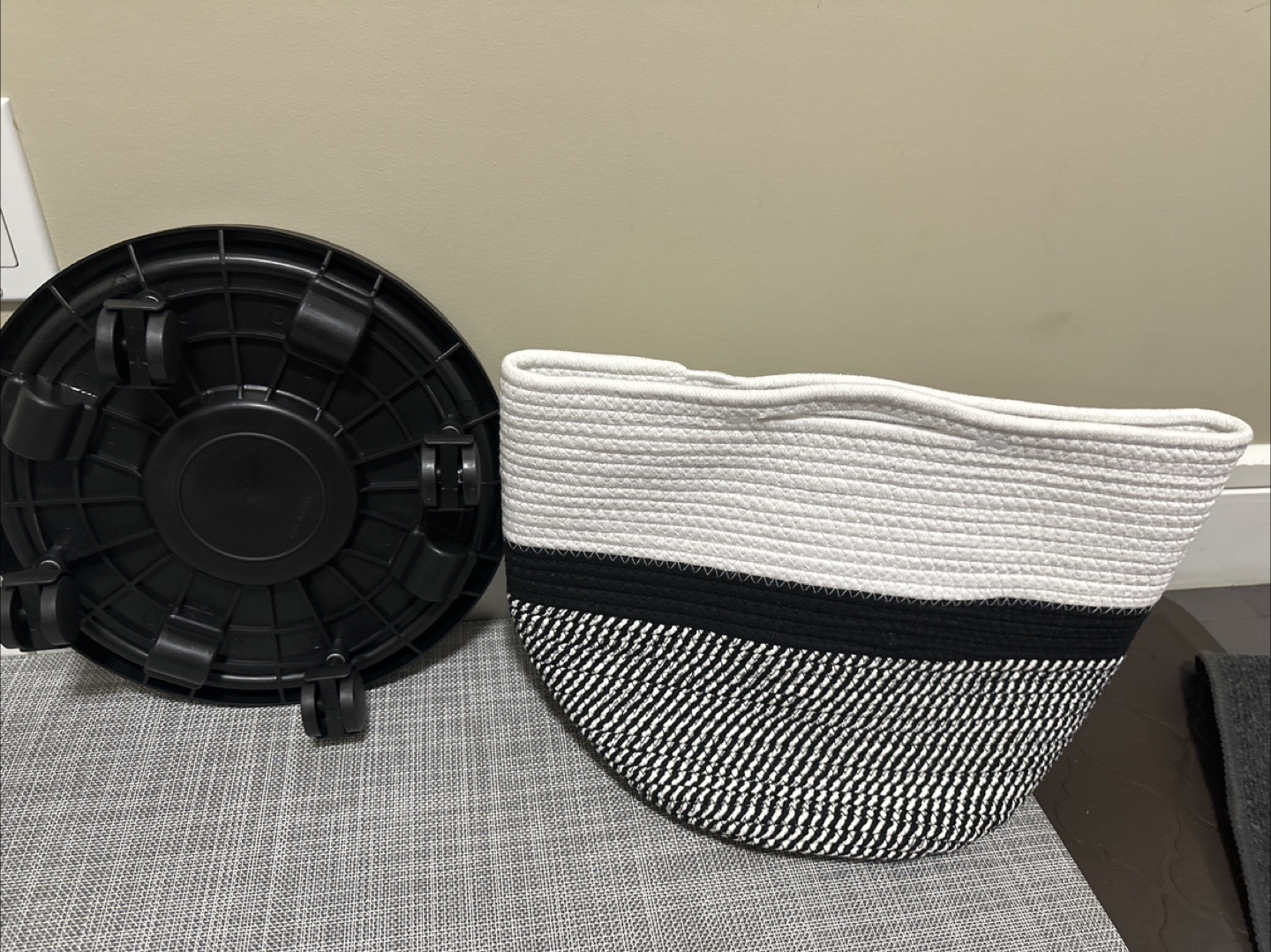 Rope Storage Basket with Rolling Plant Stand - photo 3